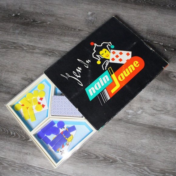 Jen Du Nain Jaune Yellow Dwarf Traditional French Card Board Game - Picture 3 of 7